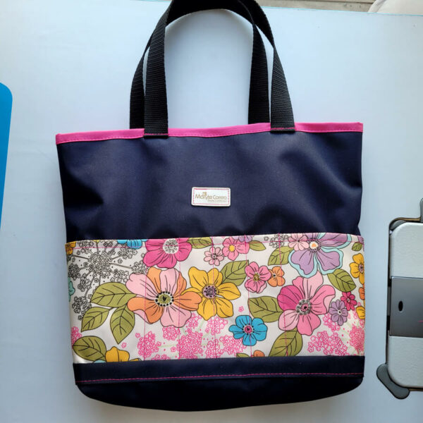 Bolso porta lanas con asas de brazo