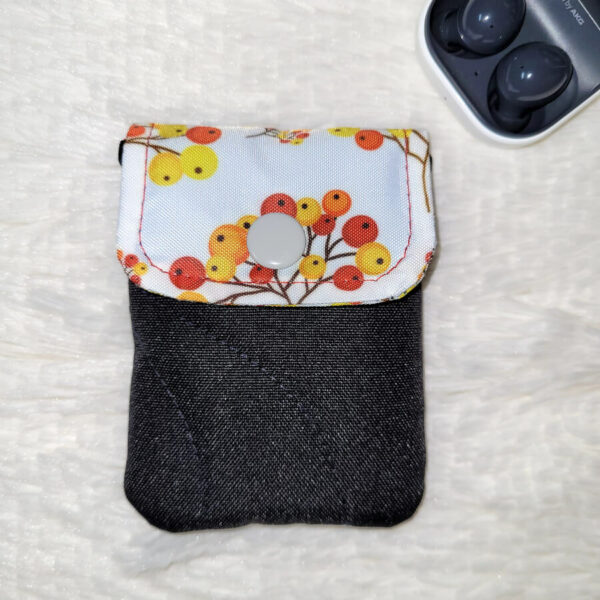 Estuche para audífonos inalámbricos (Stock) Flores T6