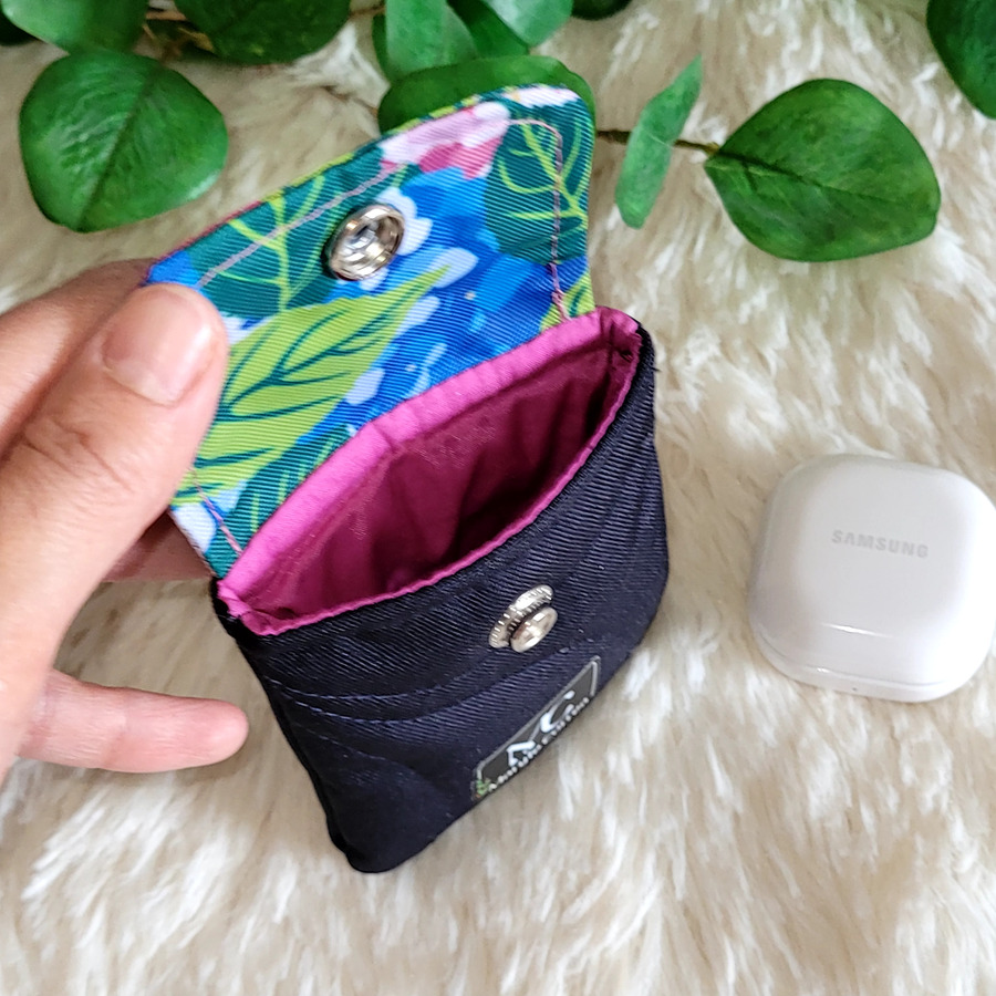 Estuche para audífonos inalámbricos (Stock) Flores T6