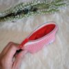 Estuche mini (stock) Rayas rojas