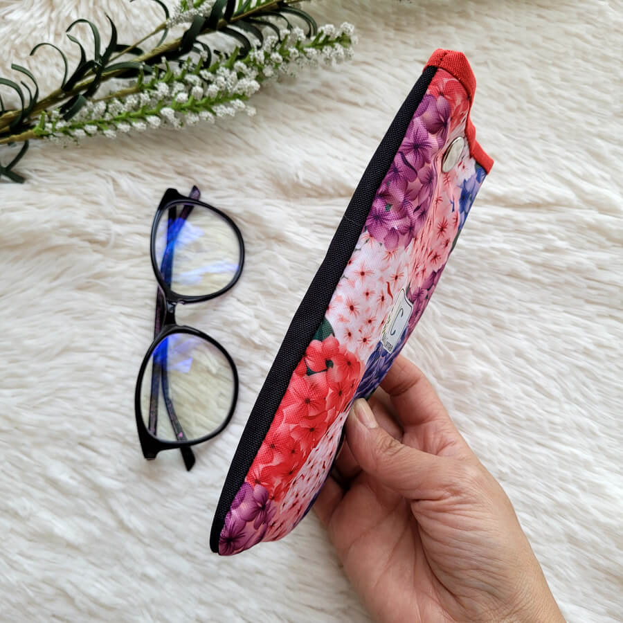 Estuche para lentes - Flores T16 (stock)
