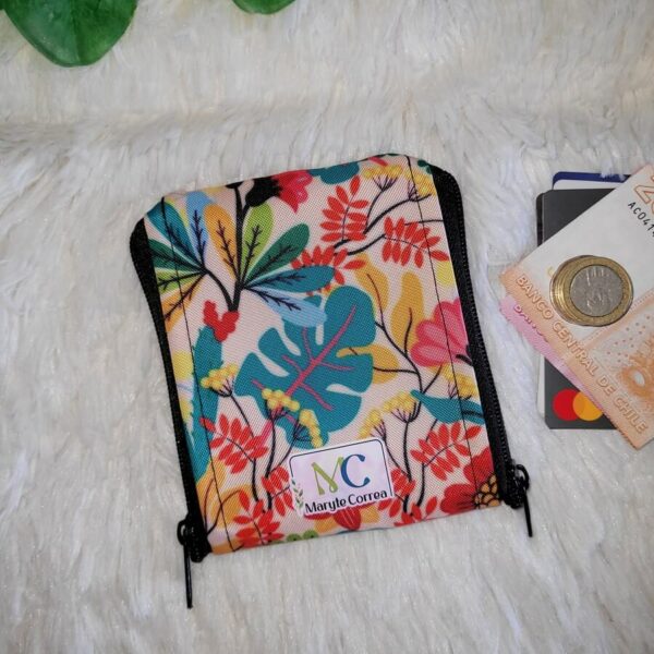 Monedero doble (stock) Flores T5