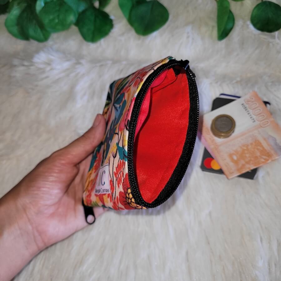 Monedero doble (stock) Flores T5