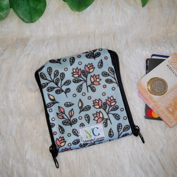 Monedero doble (stock) Flores T7