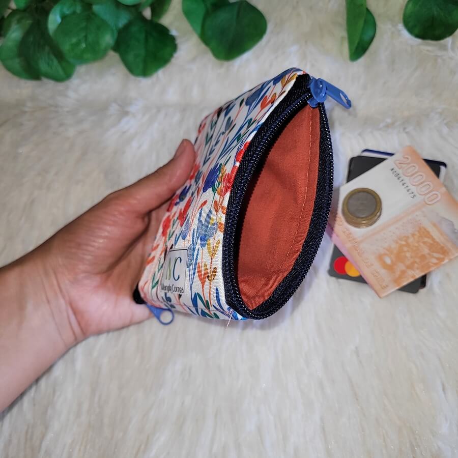 Monedero doble (stock) Flores T13