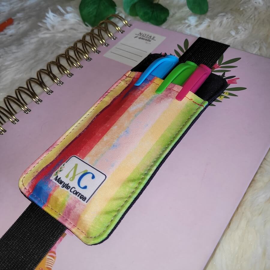 Porta lápices con elástico (stock) Colores T2.1