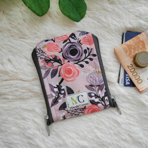 Monedero doble (stock) Flores T9