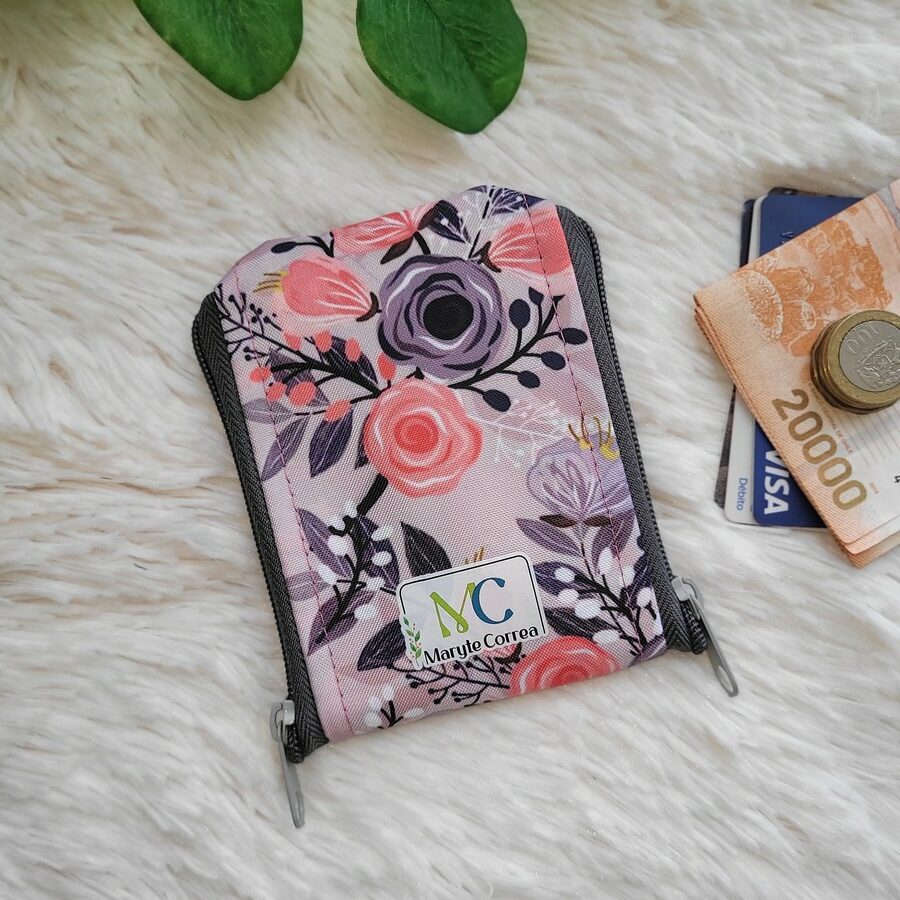 Monedero doble (stock) Flores T9