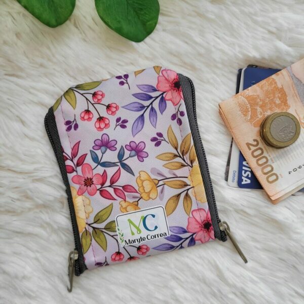 Monedero doble (stock) Flores T15